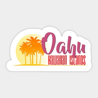 Life's a Beach: Oahu, Hawaiian Islands Sticker